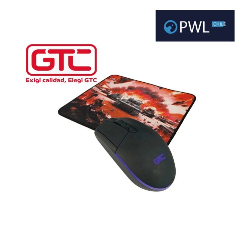 Combo Mouse Gamer + Pad Mouse GTC CBG-019 - Imagen 4